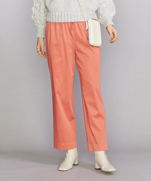 BEAUTY&YOUTH UNITED ARROWS（ビューティーアンドユースユナイテッドアローズ）の「BY サテンドローストイージーパンツ -ウォッシャブル-（その他パンツ・レディース・オフホワイト/ブラック/オレンジ・L/M/S）」の8枚目の写真