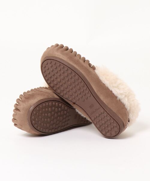 anap mimpi（アナップミンピ）の「【KIDS】パームツリー刺繍モカシンシューズ（モカシン/デッキシューズ・キッズ・ピンク/ラベンダー/ターコイズブルー/グレイッシュベージュ・16/17/18/19）」の14枚目の写真