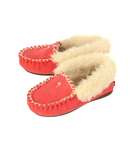 anap mimpi（アナップミンピ）の「【KIDS】パームツリー刺繍モカシンシューズ（モカシン/デッキシューズ・キッズ・ピンク/ラベンダー/ターコイズブルー/グレイッシュベージュ・16/17/18/19）」の18枚目の写真