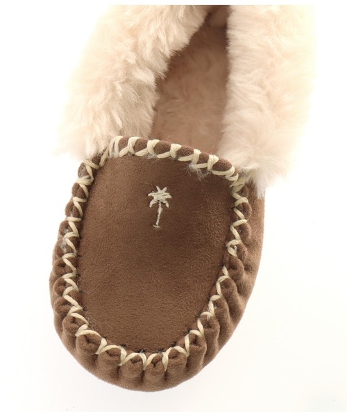 anap mimpi（アナップミンピ）の「【KIDS】パームツリー刺繍モカシンシューズ（モカシン/デッキシューズ・キッズ・ピンク/ラベンダー/ターコイズブルー/グレイッシュベージュ・16/17/18/19）」の16枚目の写真