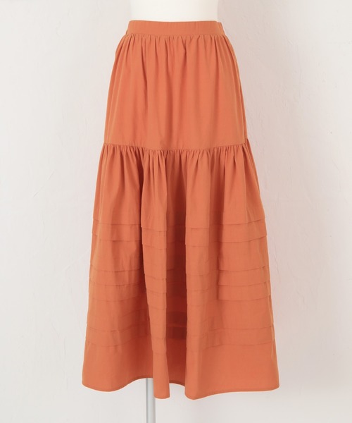 titivate（ティティベイト）の「ﾃﾞｻﾞｲﾝﾀｯｸﾎﾞﾘｭｰﾑｽｶｰﾄ（スカート・レディース・オフホワイト/パープル/オレンジ/ブラック・M/L/S）」の21枚目の写真