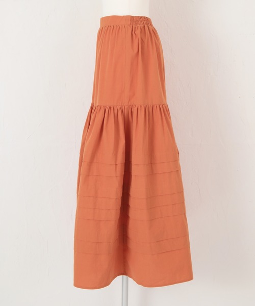 titivate（ティティベイト）の「ﾃﾞｻﾞｲﾝﾀｯｸﾎﾞﾘｭｰﾑｽｶｰﾄ（スカート・レディース・オフホワイト/パープル/オレンジ/ブラック・M/L/S）」の22枚目の写真