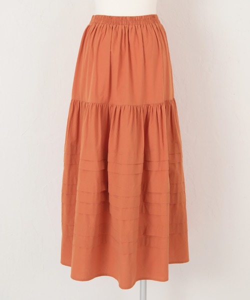 titivate（ティティベイト）の「ﾃﾞｻﾞｲﾝﾀｯｸﾎﾞﾘｭｰﾑｽｶｰﾄ（スカート・レディース・オフホワイト/パープル/オレンジ/ブラック・M/L/S）」の5枚目の写真