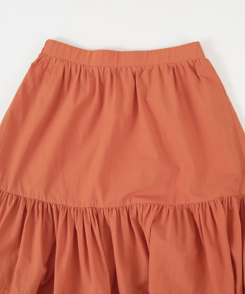 titivate（ティティベイト）の「ﾃﾞｻﾞｲﾝﾀｯｸﾎﾞﾘｭｰﾑｽｶｰﾄ（スカート・レディース・オフホワイト/パープル/オレンジ/ブラック・M/L/S）」の6枚目の写真