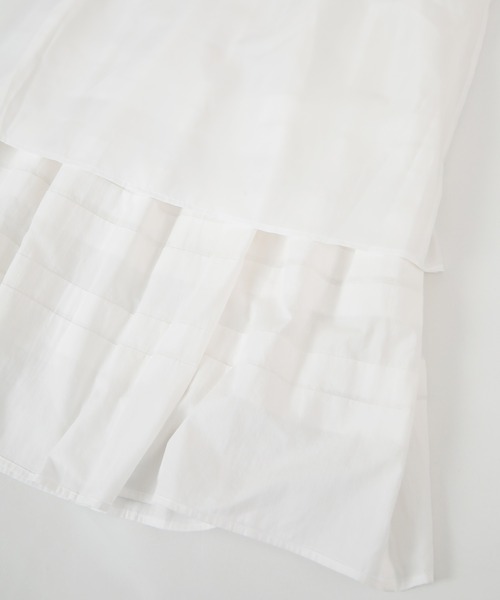 titivate（ティティベイト）の「ﾃﾞｻﾞｲﾝﾀｯｸﾎﾞﾘｭｰﾑｽｶｰﾄ（スカート・レディース・オフホワイト/パープル/オレンジ/ブラック・M/L/S）」の11枚目の写真