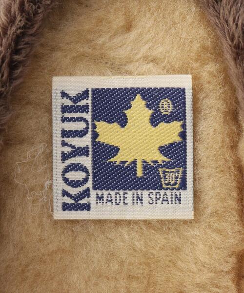 Dessin（デッサン）の「KOYUK　ファーサボ（サンダル・レディース・ダークブラウン/グレー・01/02）」の8枚目の写真