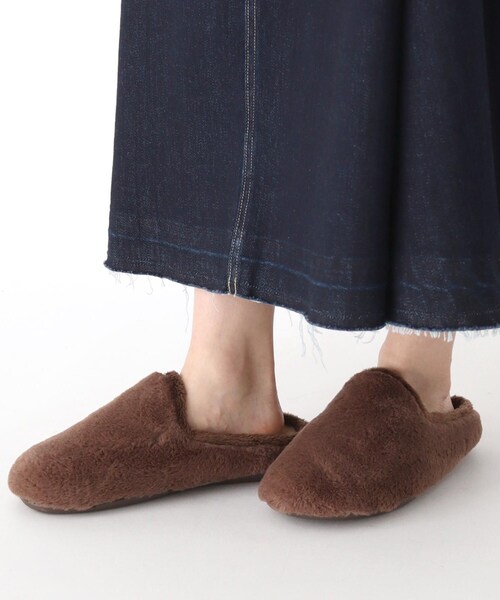 Dessin（デッサン）の「KOYUK　ファーサボ（サンダル・レディース・ダークブラウン/グレー・01/02）」の9枚目の写真