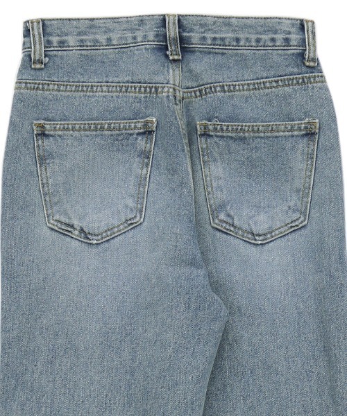 select MOCA(セレクトモカ)の「サイドスリットテーパードデニムパンツ(デニムパンツ・レディース・インディゴブルー/ライトインディゴブルー・SMALL/MEDIUM/LARGE)」の18枚目の写真