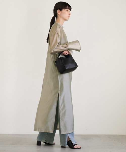 select MOCA(セレクトモカ)の「サイドスリットテーパードデニムパンツ(デニムパンツ・レディース・インディゴブルー/ライトインディゴブルー・SMALL/MEDIUM/LARGE)」の22枚目の写真