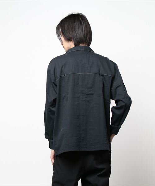 チャイハネ（チャイハネ）の「【チャイハネ】刺繍MEN'Sウエスタンシャツ（シャツ/ブラウス・メンズ・ベージュ/ターコイズブルー/グリーン/ブラック/オレンジ/ホワイト/パープル・FREE）」の19枚目の写真