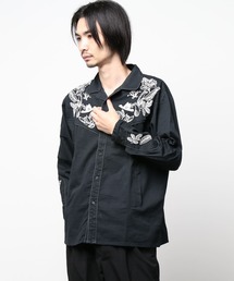 チャイハネ | 【チャイハネ】刺繍MEN'Sウエスタンシャツ(シャツ/ブラウス)