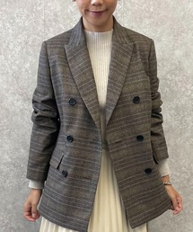 【追加生産】チェックダブルジャケット