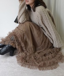 CORNERS | チュールティアードスカート(スカート)