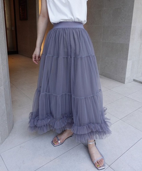 チュールティアードスカート（スカート）｜CORNERS（コーナーズ）の