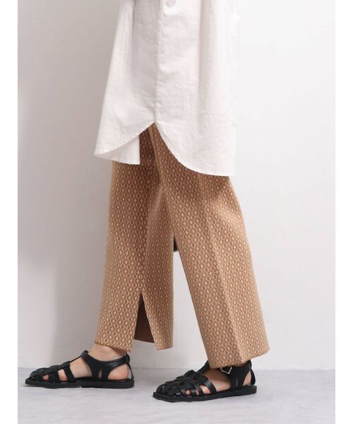 Ungrid(アングリッド)の「【WEB限定】ジャカード編みニットパンツ(その他パンツ・レディース・ブラウン/カーキ/キャメル・FREE)」の12枚目の写真