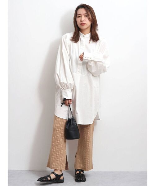 Ungrid(アングリッド)の「【WEB限定】ジャカード編みニットパンツ(その他パンツ・レディース・ブラウン/カーキ/キャメル・FREE)」の13枚目の写真
