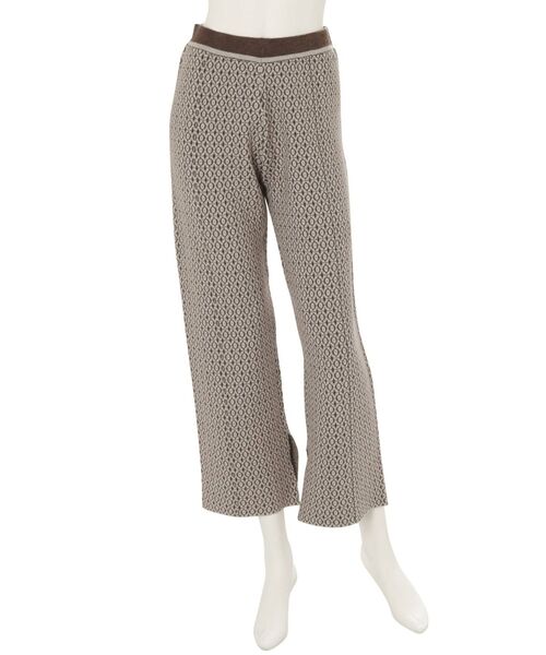 Ungrid(アングリッド)の「【WEB限定】ジャカード編みニットパンツ(その他パンツ・レディース・ブラウン/カーキ/キャメル・FREE)」の15枚目の写真