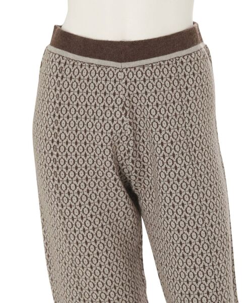 Ungrid(アングリッド)の「【WEB限定】ジャカード編みニットパンツ(その他パンツ・レディース・ブラウン/カーキ/キャメル・FREE)」の18枚目の写真