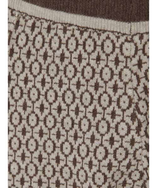 Ungrid(アングリッド)の「【WEB限定】ジャカード編みニットパンツ(その他パンツ・レディース・ブラウン/カーキ/キャメル・FREE)」の21枚目の写真