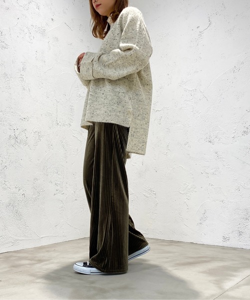 apres jour mignon(アプレジュールミニョン)の「ベロアパンツ【SETUP着用可能】【ZOZOTOWN限定アイテム】(その他パンツ・レディース・ブラック/ダークブラウン/カーキ・SMALL/MEDIUM/X-LARGE)」の17枚目の写真