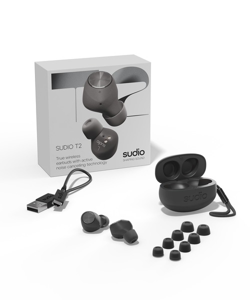 ESTNATION(エストネーション)の「sudio / "T2" トゥルーワイヤレスイヤフォン(ヘッドフォン/イヤホン・メンズ・ホワイト/ブラック/ピンク/クリアグリーン・FREE)」の9枚目の写真