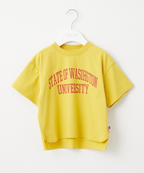 CIAOPANIC TYPY（チャオパニックティピー）の「【KIDS】USAカレッジTee（Tシャツ/カットソー・キッズ・アイボリー/ネイビー/イエロー・SMALL/MEDIUM/LARGE/X-LARGE/XX-LARGE）」の8枚目の写真