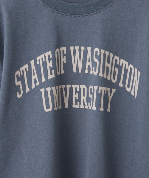 CIAOPANIC TYPY（チャオパニックティピー）の「【KIDS】USAカレッジTee（Tシャツ/カットソー・キッズ・アイボリー/ネイビー/イエロー・SMALL/MEDIUM/LARGE/X-LARGE/XX-LARGE）」の5枚目の写真