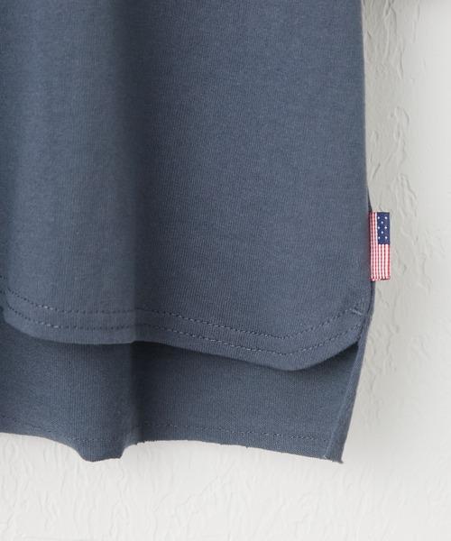 CIAOPANIC TYPY（チャオパニックティピー）の「【KIDS】USAカレッジTee（Tシャツ/カットソー・キッズ・アイボリー/ネイビー/イエロー・SMALL/MEDIUM/LARGE/X-LARGE/XX-LARGE）」の7枚目の写真