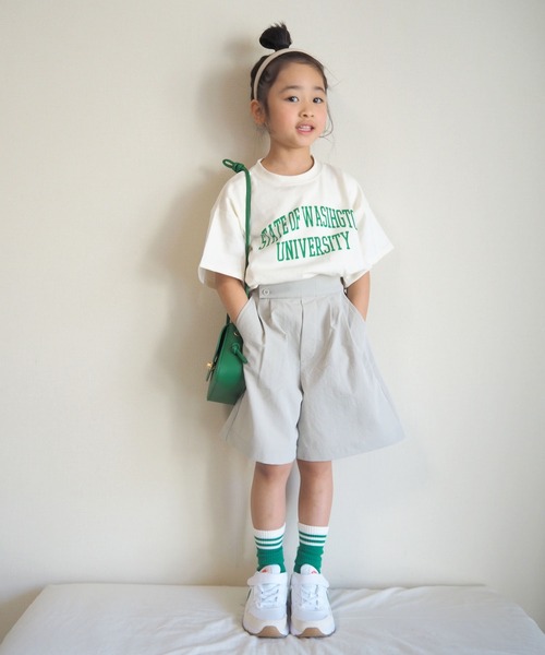 CIAOPANIC TYPY（チャオパニックティピー）の「【KIDS】USAカレッジTee（Tシャツ/カットソー・キッズ・アイボリー/ネイビー/イエロー・SMALL/MEDIUM/LARGE/X-LARGE/XX-LARGE）」の21枚目の写真
