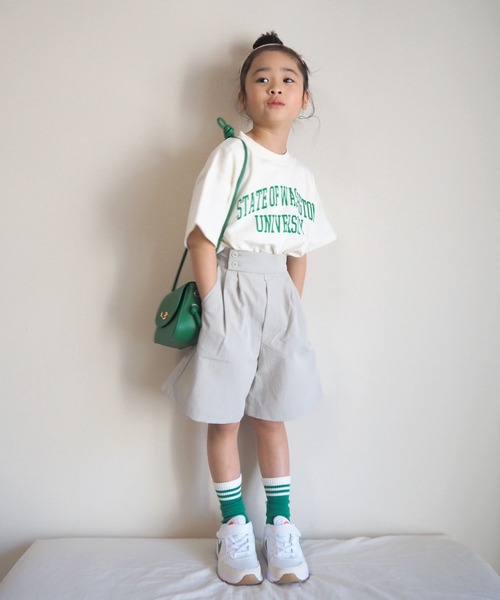 CIAOPANIC TYPY（チャオパニックティピー）の「【KIDS】USAカレッジTee（Tシャツ/カットソー・キッズ・アイボリー/ネイビー/イエロー・SMALL/MEDIUM/LARGE/X-LARGE/XX-LARGE）」の22枚目の写真