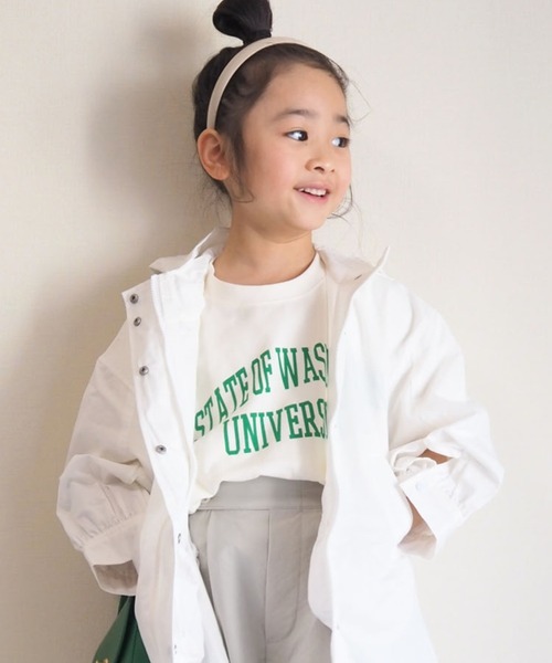 CIAOPANIC TYPY（チャオパニックティピー）の「【KIDS】USAカレッジTee（Tシャツ/カットソー・キッズ・アイボリー/ネイビー/イエロー・SMALL/MEDIUM/LARGE/X-LARGE/XX-LARGE）」の17枚目の写真