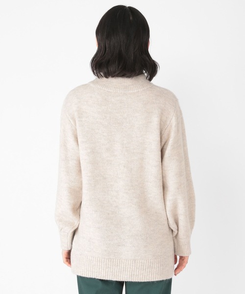 studio CLIP（スタディオクリップ）の「【WEB限定】洗える5ゲージハイネックプルオーバー（ニット/セーター・レディース・ピンク/グリーン/アイボリー/キャメル/チャコール・MEDIUM/LARGE）」の17枚目の写真