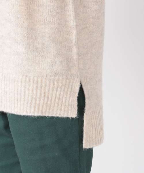 studio CLIP（スタディオクリップ）の「【WEB限定】洗える5ゲージハイネックプルオーバー（ニット/セーター・レディース・ピンク/グリーン/アイボリー/キャメル/チャコール・MEDIUM/LARGE）」の20枚目の写真