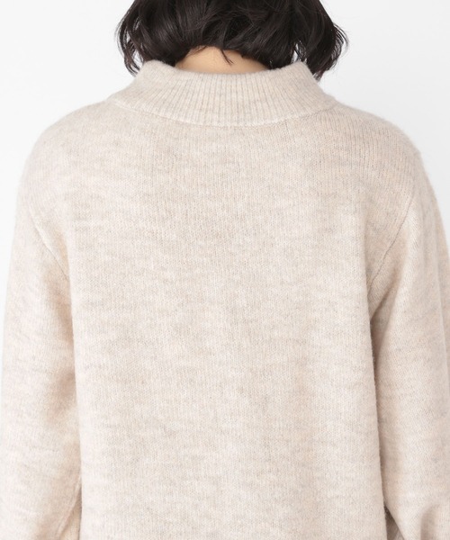 studio CLIP（スタディオクリップ）の「【WEB限定】洗える5ゲージハイネックプルオーバー（ニット/セーター・レディース・ピンク/グリーン/アイボリー/キャメル/チャコール・MEDIUM/LARGE）」の21枚目の写真
