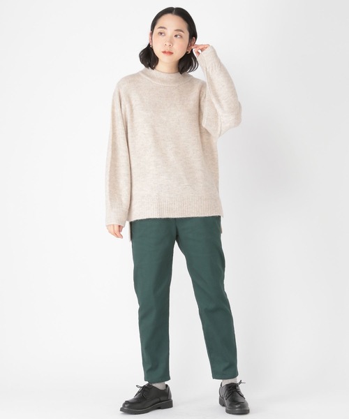 studio CLIP（スタディオクリップ）の「【WEB限定】洗える5ゲージハイネックプルオーバー（ニット/セーター・レディース・ピンク/グリーン/アイボリー/キャメル/チャコール・MEDIUM/LARGE）」の8枚目の写真