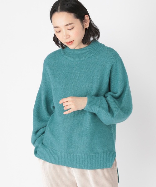 studio CLIP（スタディオクリップ）の「【WEB限定】洗える5ゲージハイネックプルオーバー（ニット/セーター・レディース・ピンク/グリーン/アイボリー/キャメル/チャコール・MEDIUM/LARGE）」の14枚目の写真