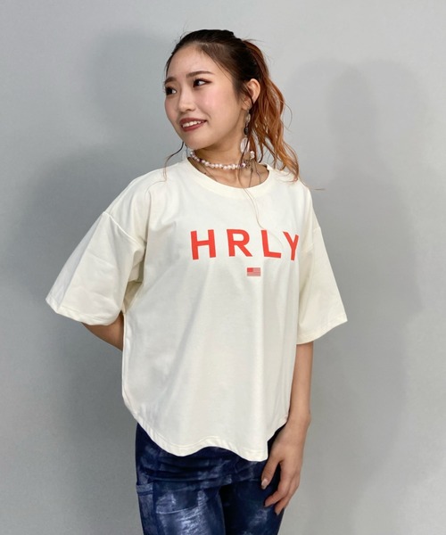 Hurley （ハーレー）の「Hurley/ハーレー 水陸両用ショート丈フロントロゴTシャツ/ラッシュガード   WSS2200010（Tシャツ/カットソー・レディース・ホワイト/ブラック/カーキ・S/M）」の12枚目の写真