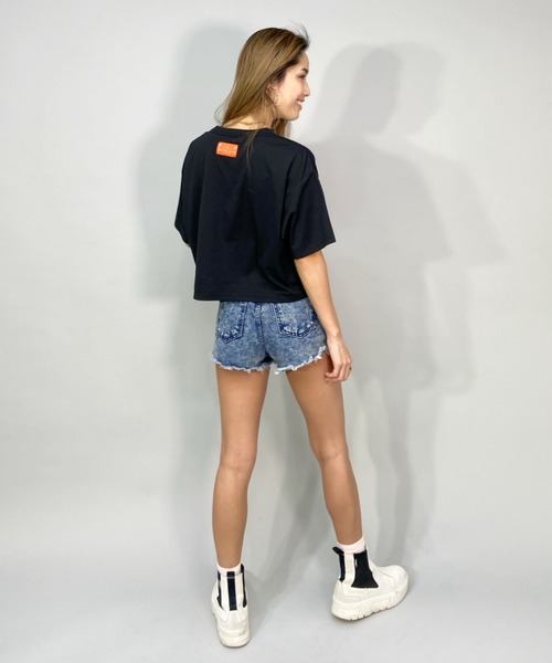 Hurley （ハーレー）の「Hurley/ハーレー 水陸両用ショート丈フロントロゴTシャツ/ラッシュガード   WSS2200010（Tシャツ/カットソー・レディース・ホワイト/ブラック/カーキ・S/M）」の7枚目の写真