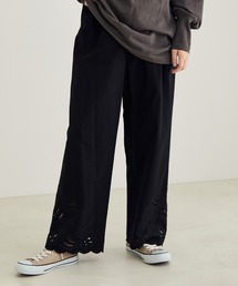 SALON adam et rope' | 【洗える】裾スカラップパンツ(その他パンツ)