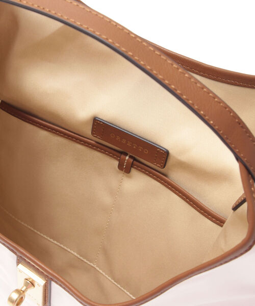 ORSETTO（オルセット）の「【ORSETTO/オルセット】【WEB限定】ナイロントートバッグ（トートバッグ・レディース・ブラック/ホワイト系その他4/グレイッシュベージュ・FREE）」の8枚目の写真