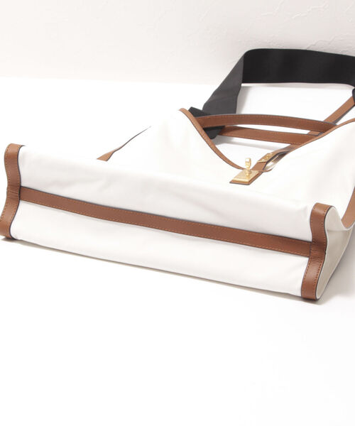 ORSETTO（オルセット）の「【ORSETTO/オルセット】【WEB限定】ナイロントートバッグ（トートバッグ・レディース・ブラック/ホワイト系その他4/グレイッシュベージュ・FREE）」の5枚目の写真