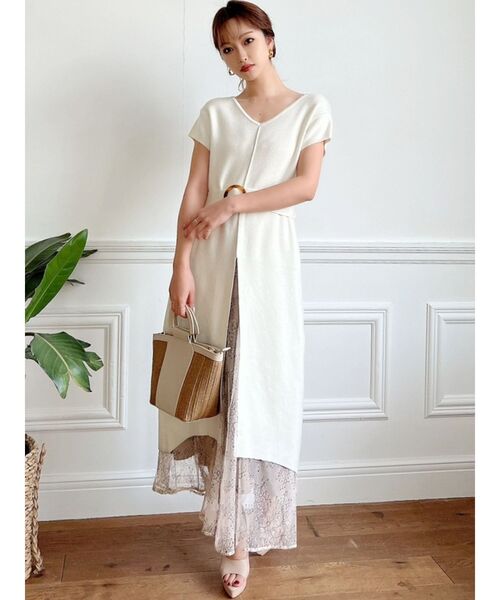 RESEXXY（リゼクシー）の「ミックスマテリアルバッグ（ハンドバッグ・レディース・ベージュ/ブラウン・FREE）」の12枚目の写真