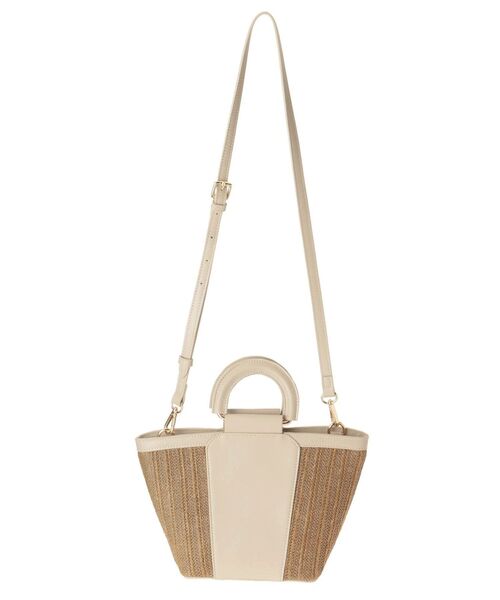 RESEXXY（リゼクシー）の「ミックスマテリアルバッグ（ハンドバッグ・レディース・ベージュ/ブラウン・FREE）」の20枚目の写真