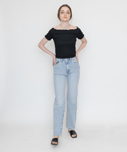 Levi's(リーバイス)の「オフショルダートップス CAVIAR(Tシャツ/カットソー・レディース・ブラック・M/S/XS)」の7枚目の写真
