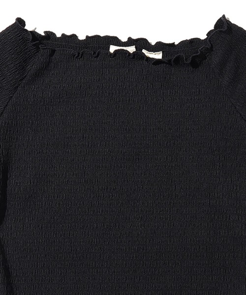 Levi's(リーバイス)の「オフショルダートップス CAVIAR(Tシャツ/カットソー・レディース・ブラック・M/S/XS)」の11枚目の写真