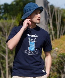 ESPACE VERT別注 コットン100% 表面感あるスラブ生地 ペンギンプリントTシャツ