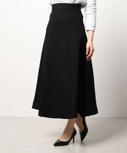 ANDGEEBEE（アンジービー）の「ワッフルスカート（スカート・レディース・ホワイト/ブラック・MEDIUM）」の5枚目の写真