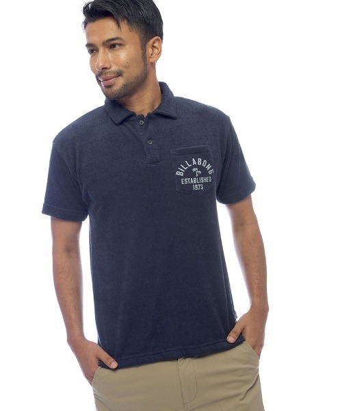BILLABONG(ビラボン)の「BILLABONG メンズ PILE POLO ポロシャツ 【2022年春夏モデル】/ビラボンポロシャツ(ポロシャツ・メンズ・ネイビー/ホワイト/グレー・MEDIUM/X-LARGE/LARGE)」の3枚目の写真