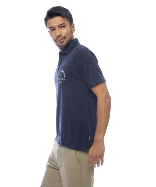 BILLABONG(ビラボン)の「BILLABONG メンズ PILE POLO ポロシャツ 【2022年春夏モデル】/ビラボンポロシャツ(ポロシャツ・メンズ・ネイビー/ホワイト/グレー・MEDIUM/X-LARGE/LARGE)」の8枚目の写真
