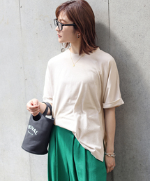 SLOBE IENA（スローブイエナ）の「袖ターンバックTEE◆（Tシャツ/カットソー）」